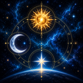Celestial product image for the Big Three birth chart reading